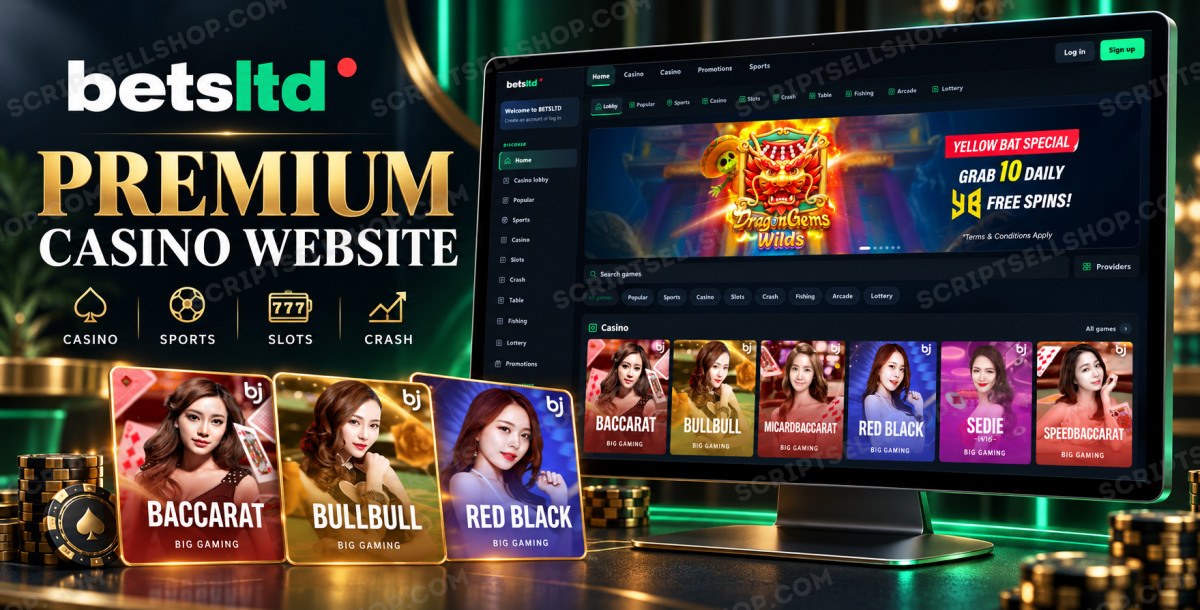 1win Betting Site Script Source Code — Betting Site Script — Script Sell Shop Ltd